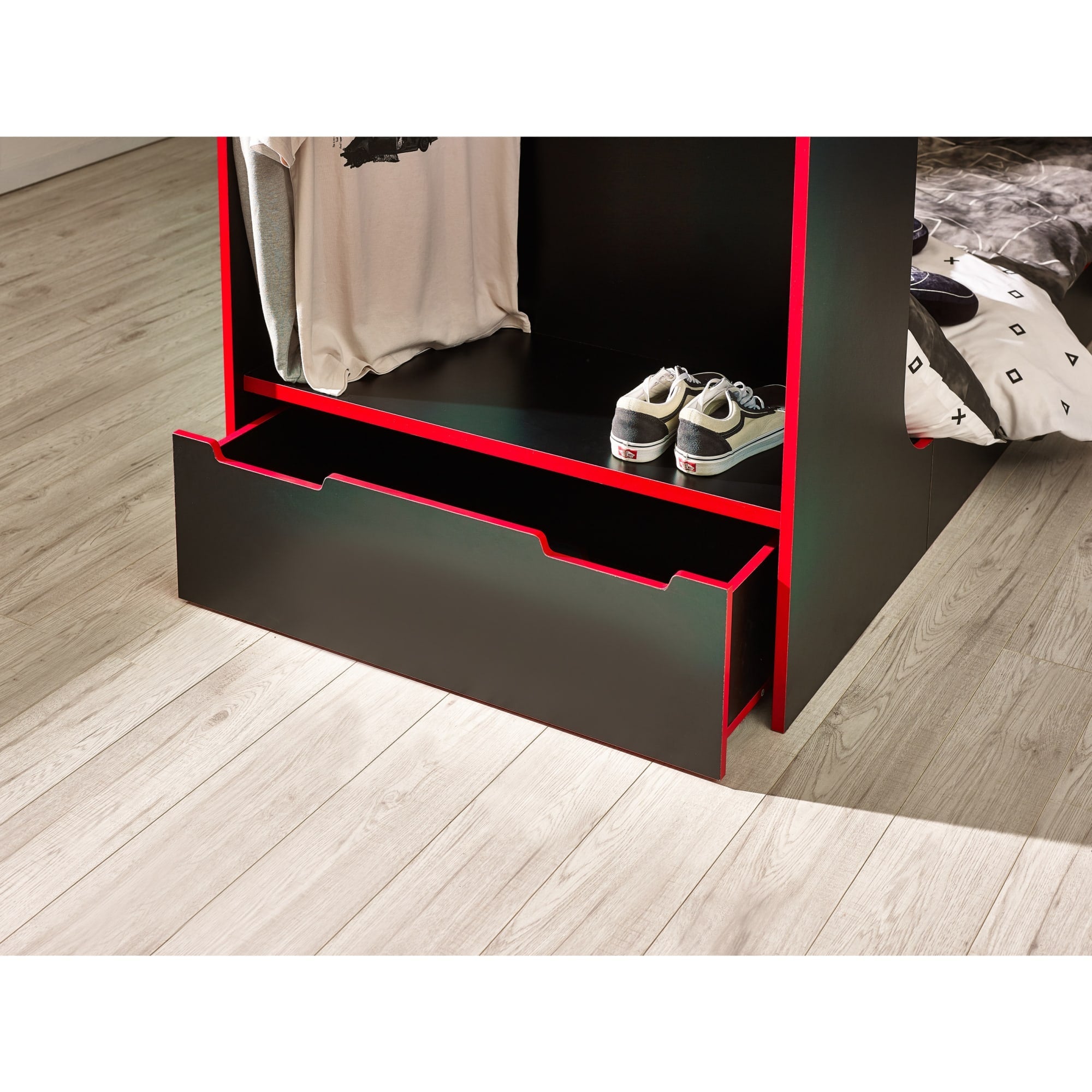 Impact Gaming Bunk Black/Red - Cozyo