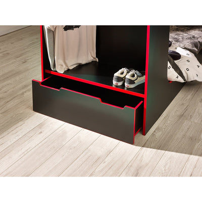 Impact Gaming Bunk Black/Red - Cozyo