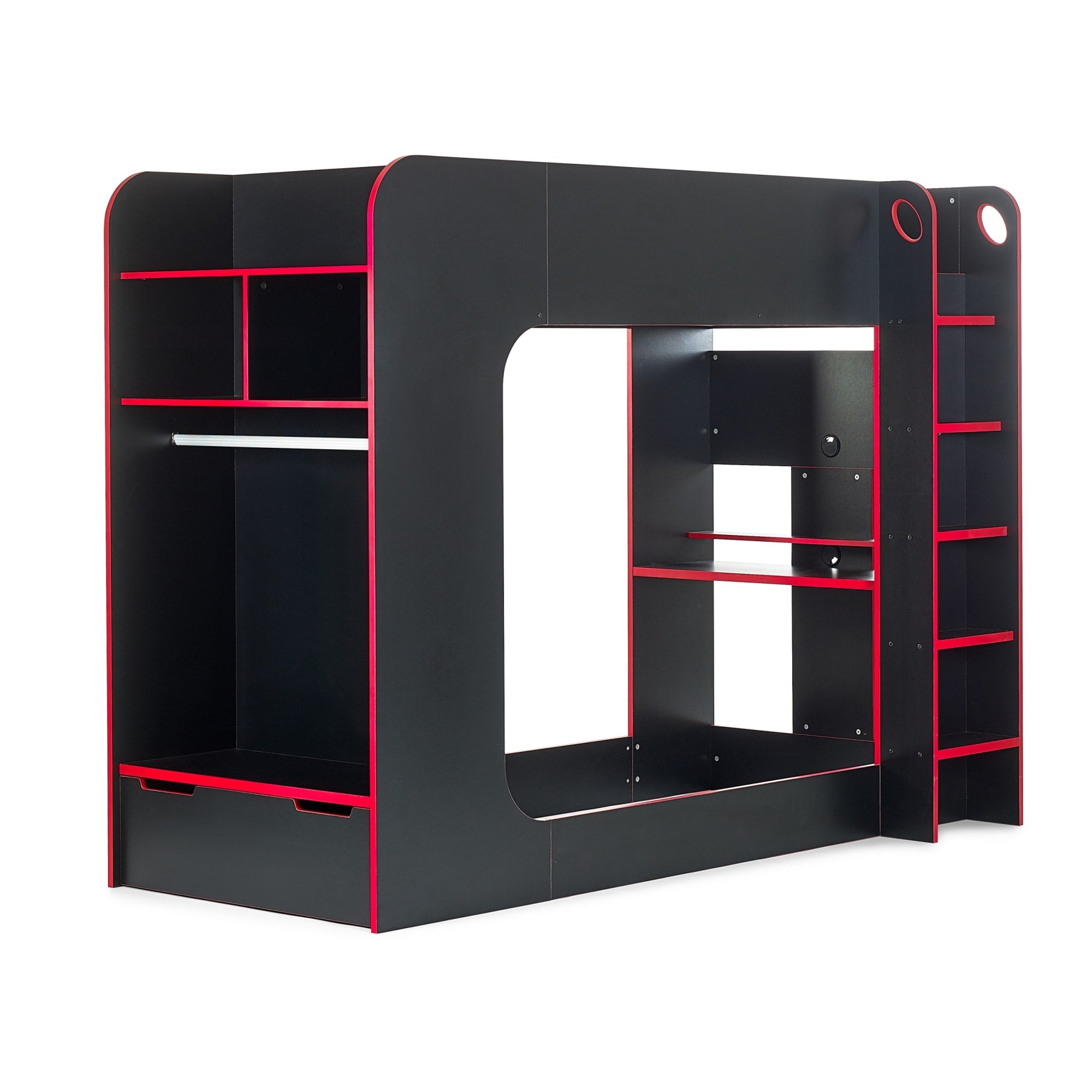 Impact Gaming Bunk Black/Red - Cozyo