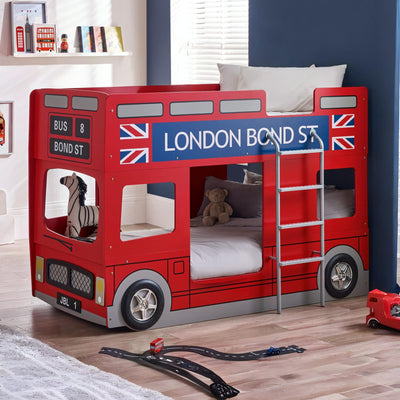 London Bus Bunk Bed - Cozyo
