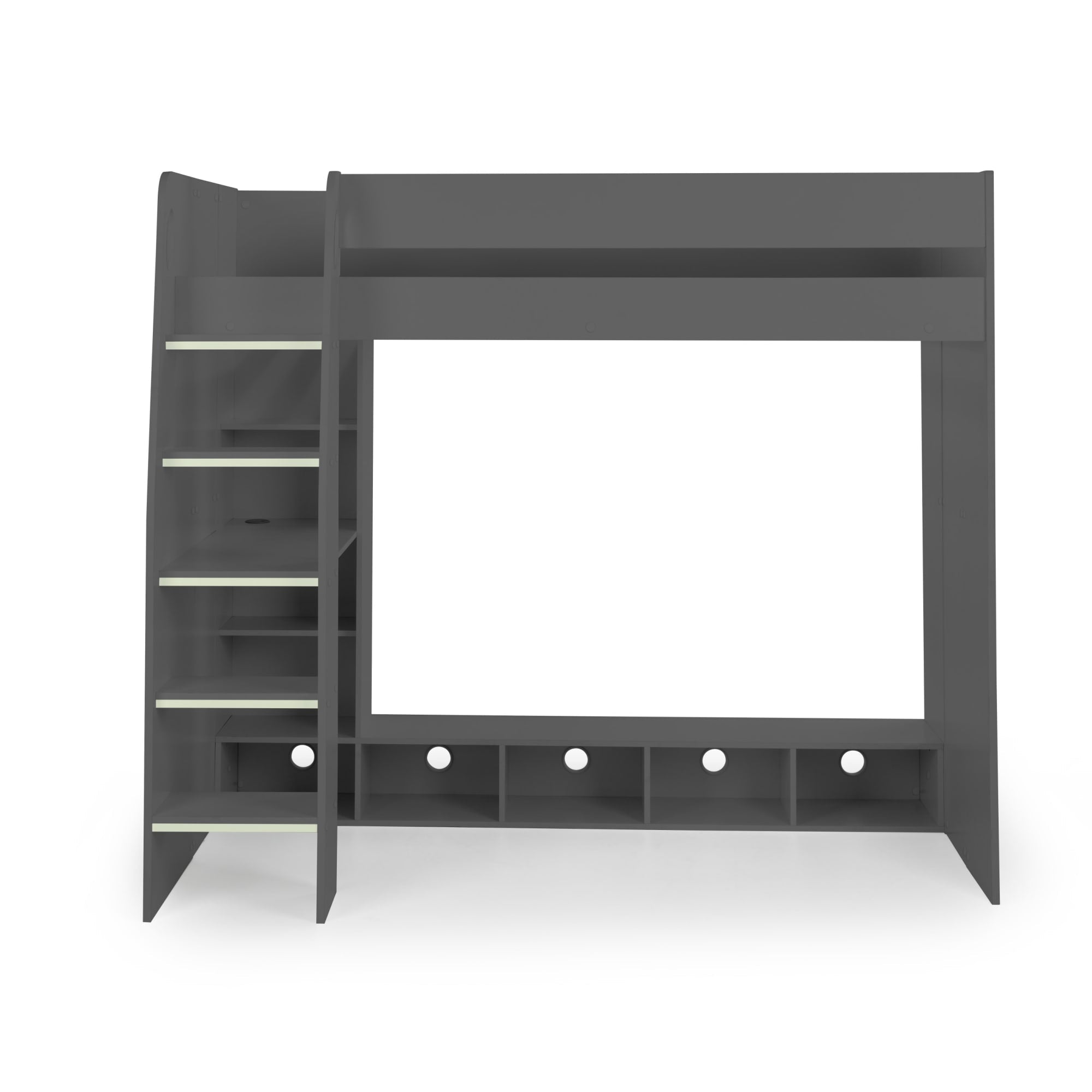 Nebula Gaming Bed With Desk Anthracite - Cozyo