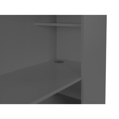 Nebula Gaming Bed With Desk Anthracite - Cozyo
