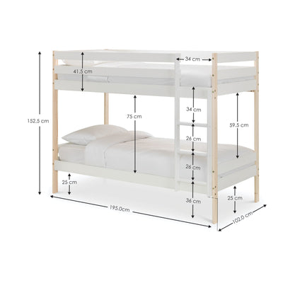 Nova Bunk Bed - Two Tone - Cozyo