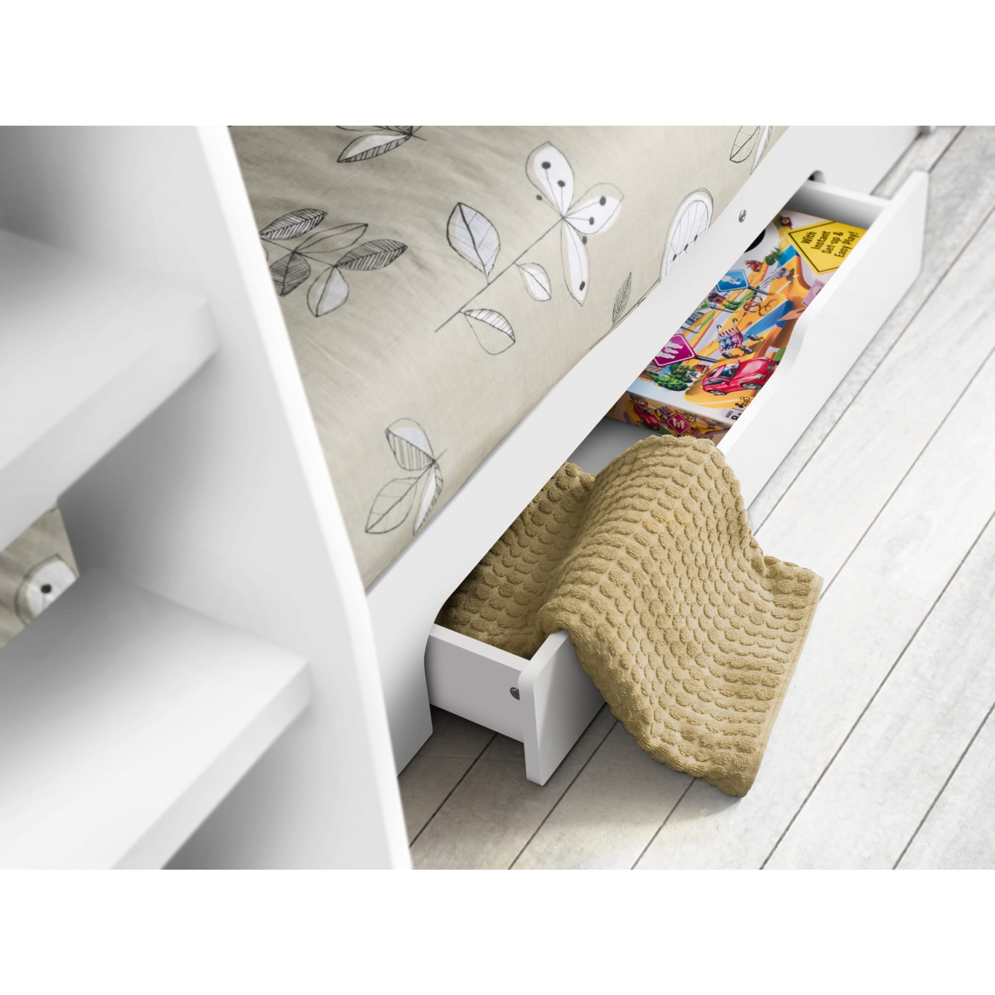 Orion Bunkbed Pure White - Cozyo