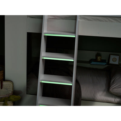 Parsec Bunk Bed All White - Cozyo