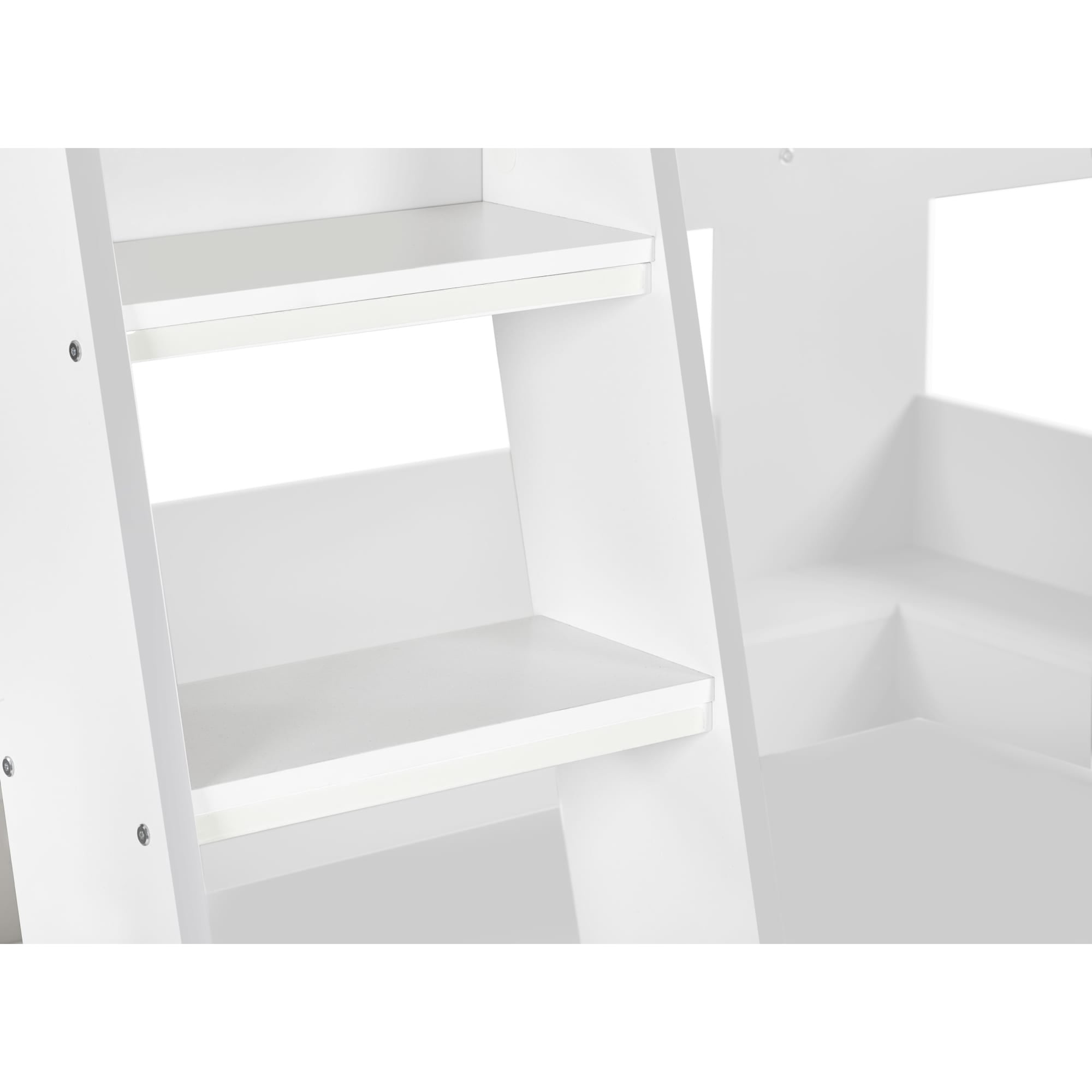 Parsec Bunk Bed All White - Cozyo