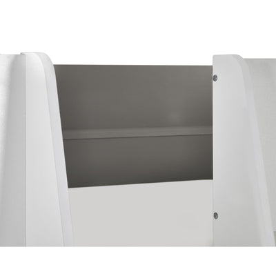 Parsec Bunk Bed Taupe & White - Cozyo