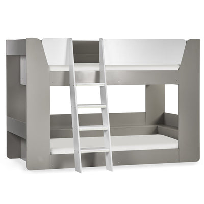 Parsec Bunk Bed Taupe & White - Cozyo