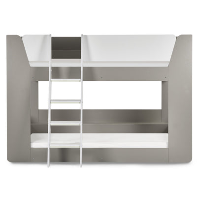 Parsec Bunk Bed Taupe & White - Cozyo