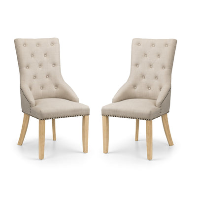Set Of 2 Loire Button Back Chairs - Cozyo