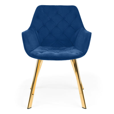 Set Of 2 Lorenzo Dining Chairs - Blue - Cozyo