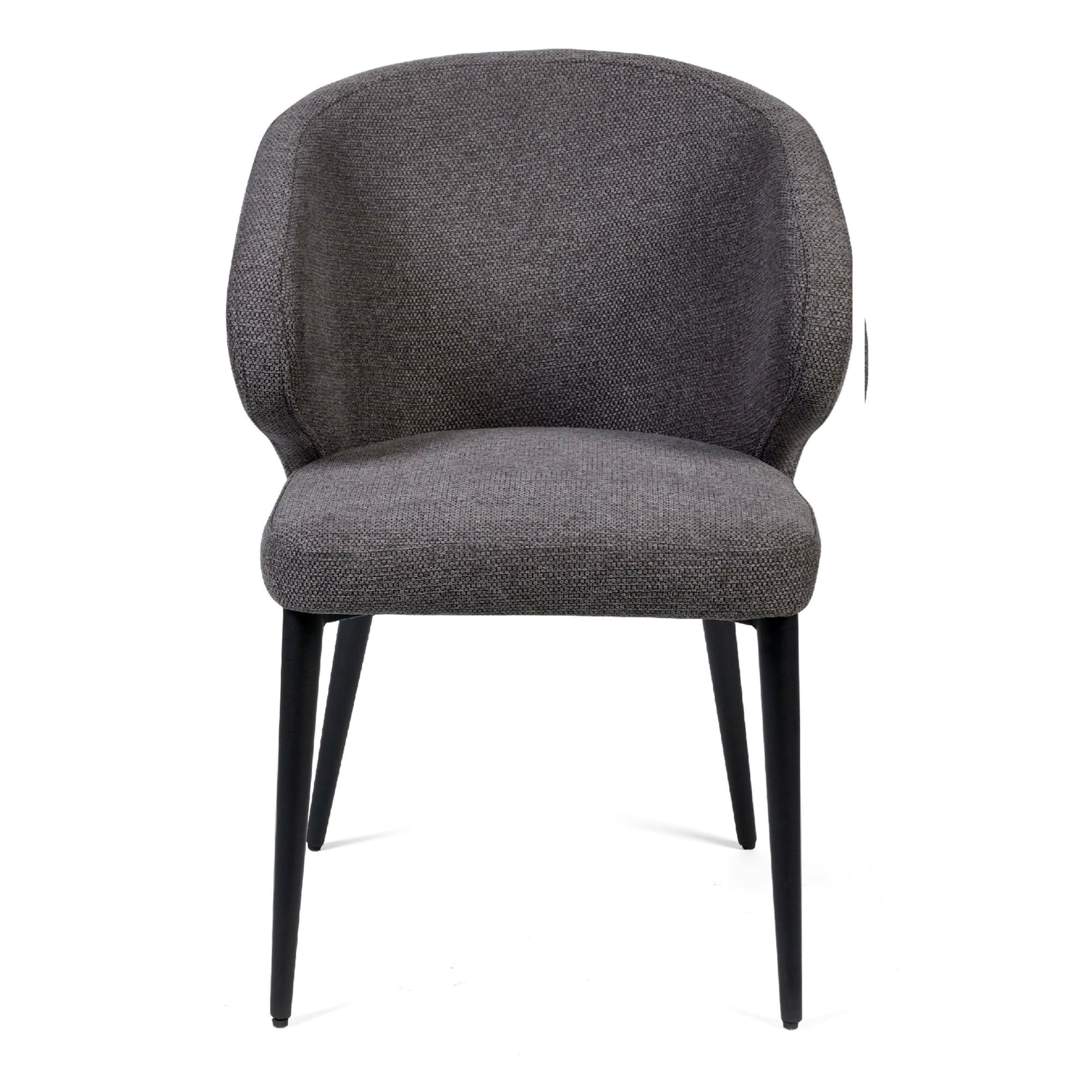 Set of 2 Marcus Mid Grey Fabric Dining Chairs - Cozyo