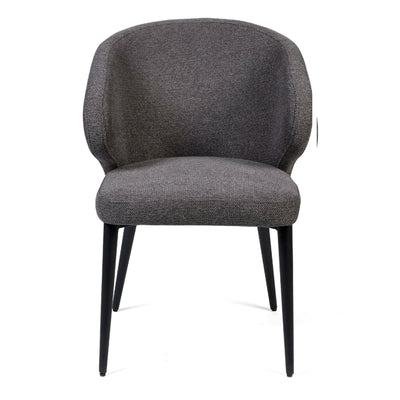 Set of 2 Marcus Mid Grey Fabric Dining Chairs - Cozyo
