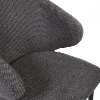 Set of 2 Marcus Mid Grey Fabric Dining Chairs - Cozyo