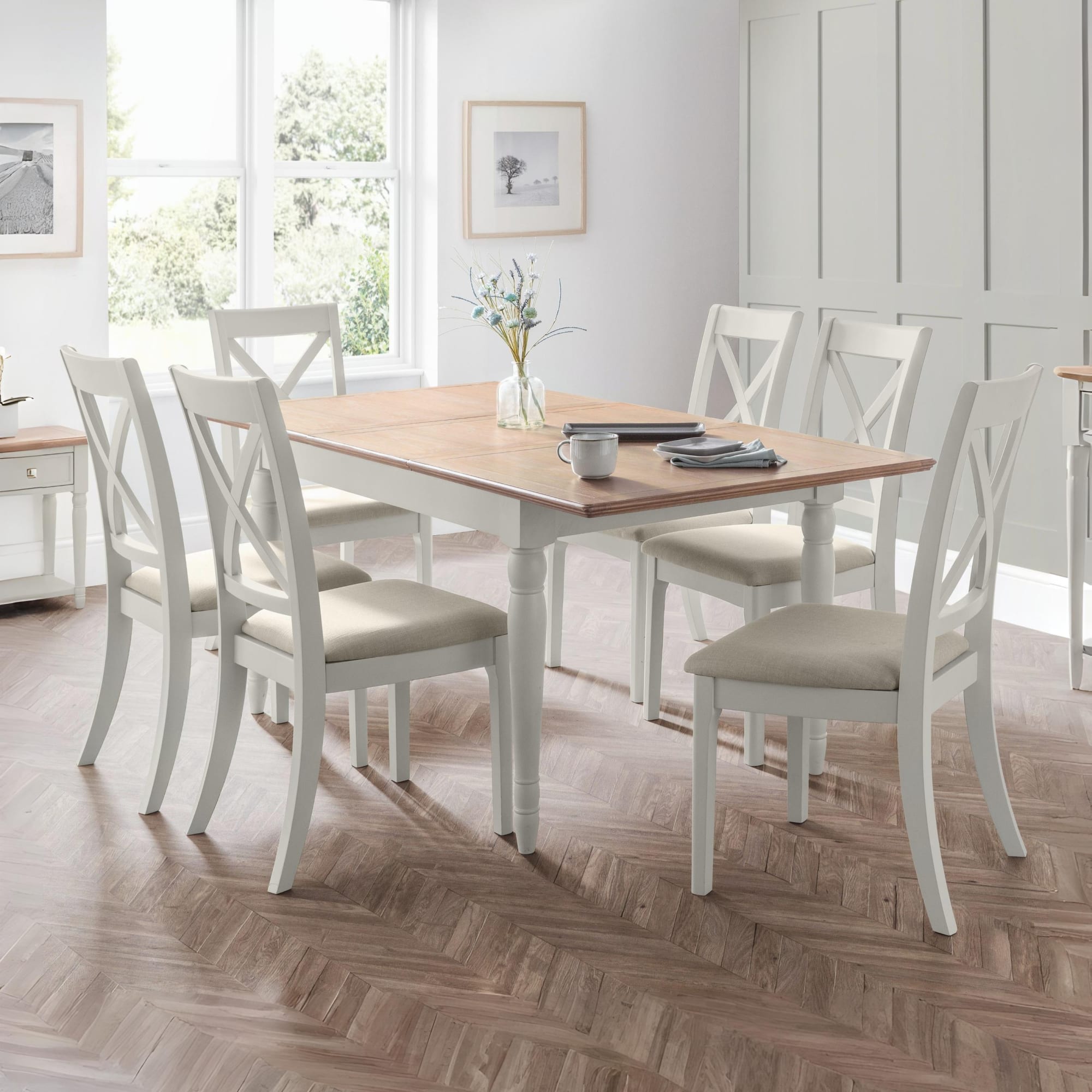 Set Of 2 Provence Dining Chairs - Cozyo