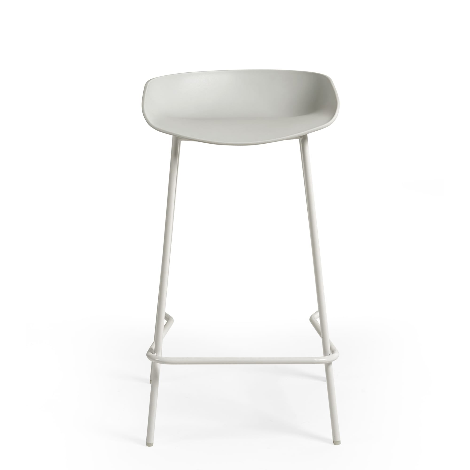 Set Of 2 Renzo Bar Stool Grey - Cozyo