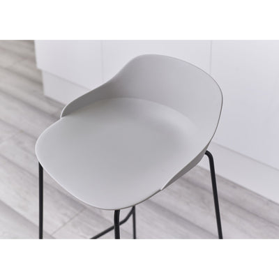 Set Of 2 Rocco Stools - Light Grey - Cozyo