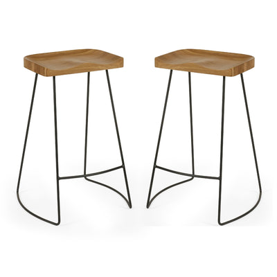 Set of 2 Travis Bar Stools - Cozyo
