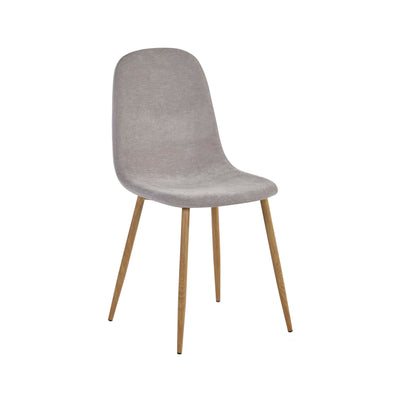 Set of 4 Lottie Beige Chenille Upholstered Dining Chairs - Cozyo