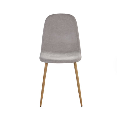 Set of 4 Lottie Beige Chenille Upholstered Dining Chairs - Cozyo