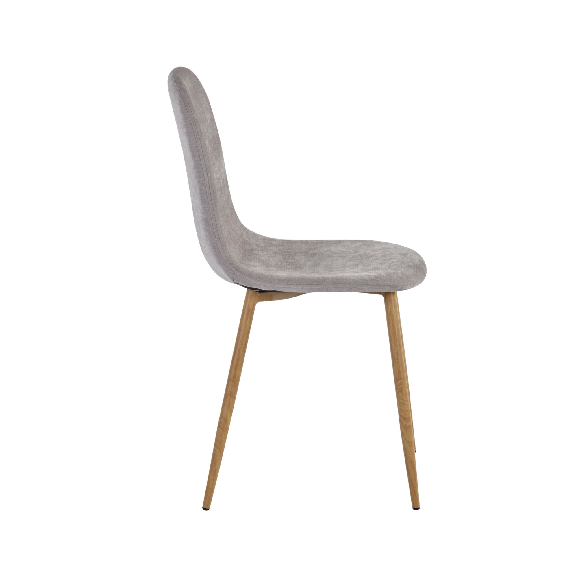 Set of 4 Lottie Beige Chenille Upholstered Dining Chairs - Cozyo