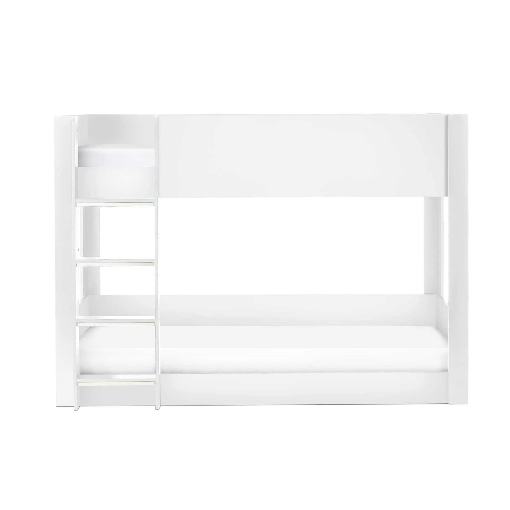 Solomon Bunk Bed - All White - Cozyo