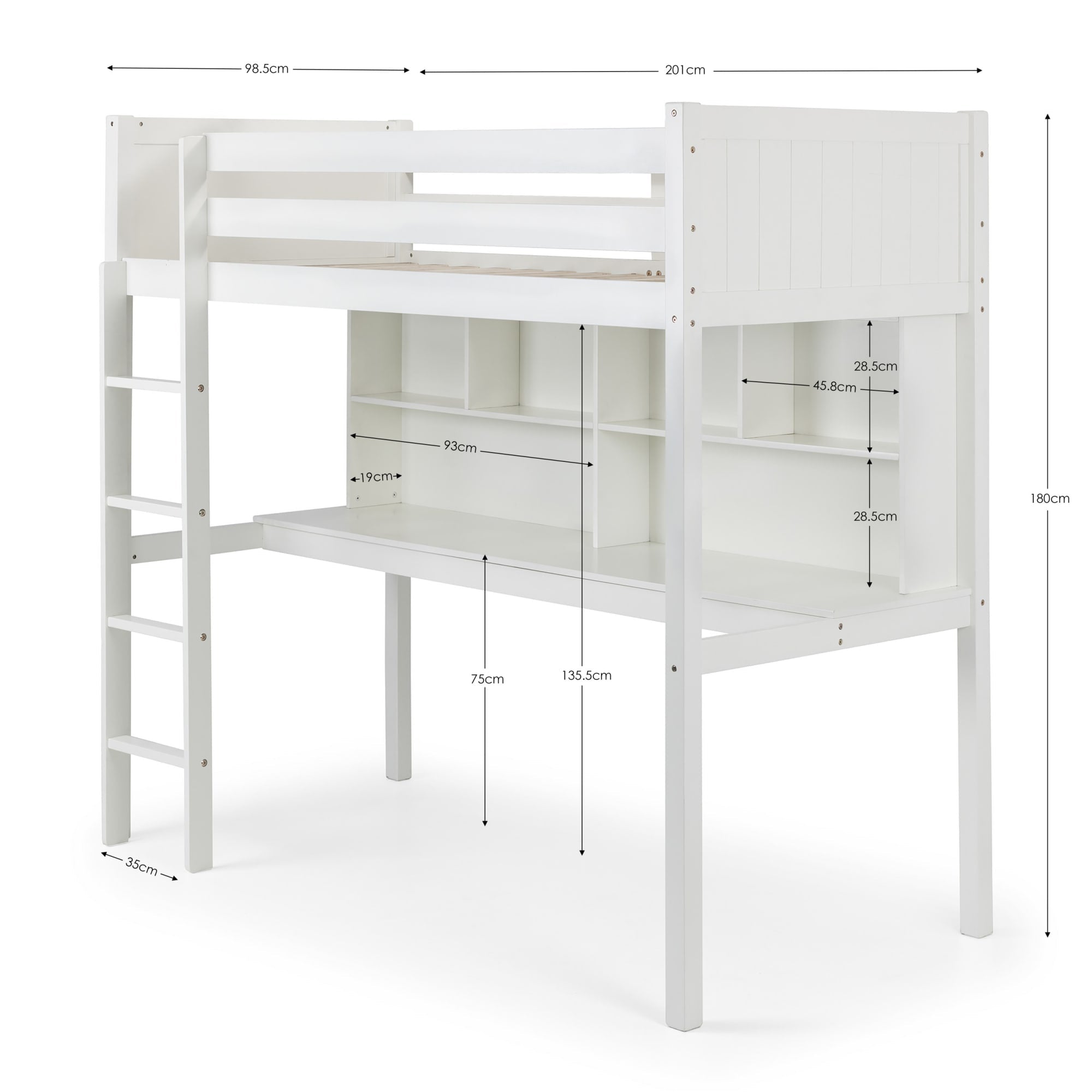 Titan Highsleeper - Surf White - Cozyo