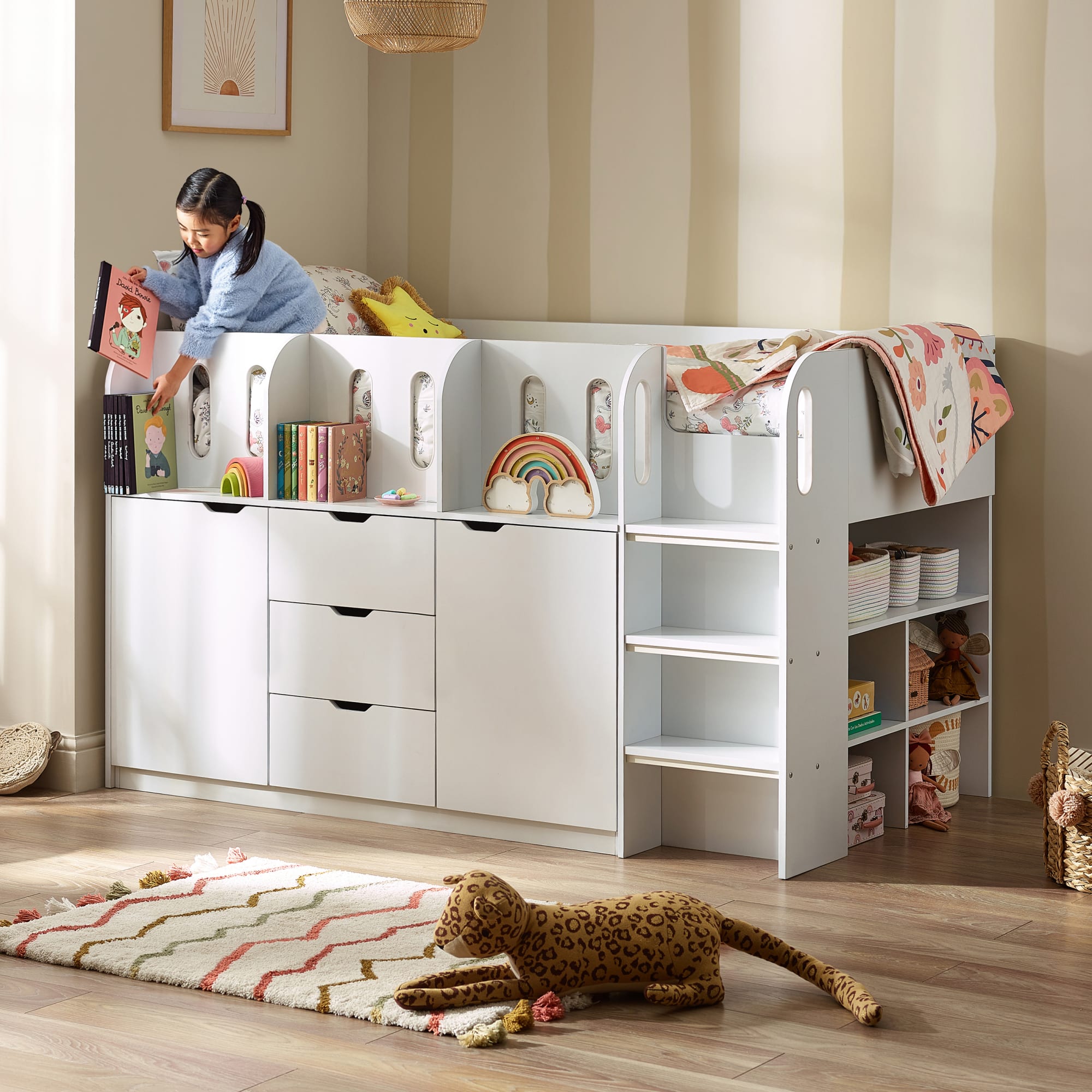 Vision Mid Sleeper Bed - Cozyo