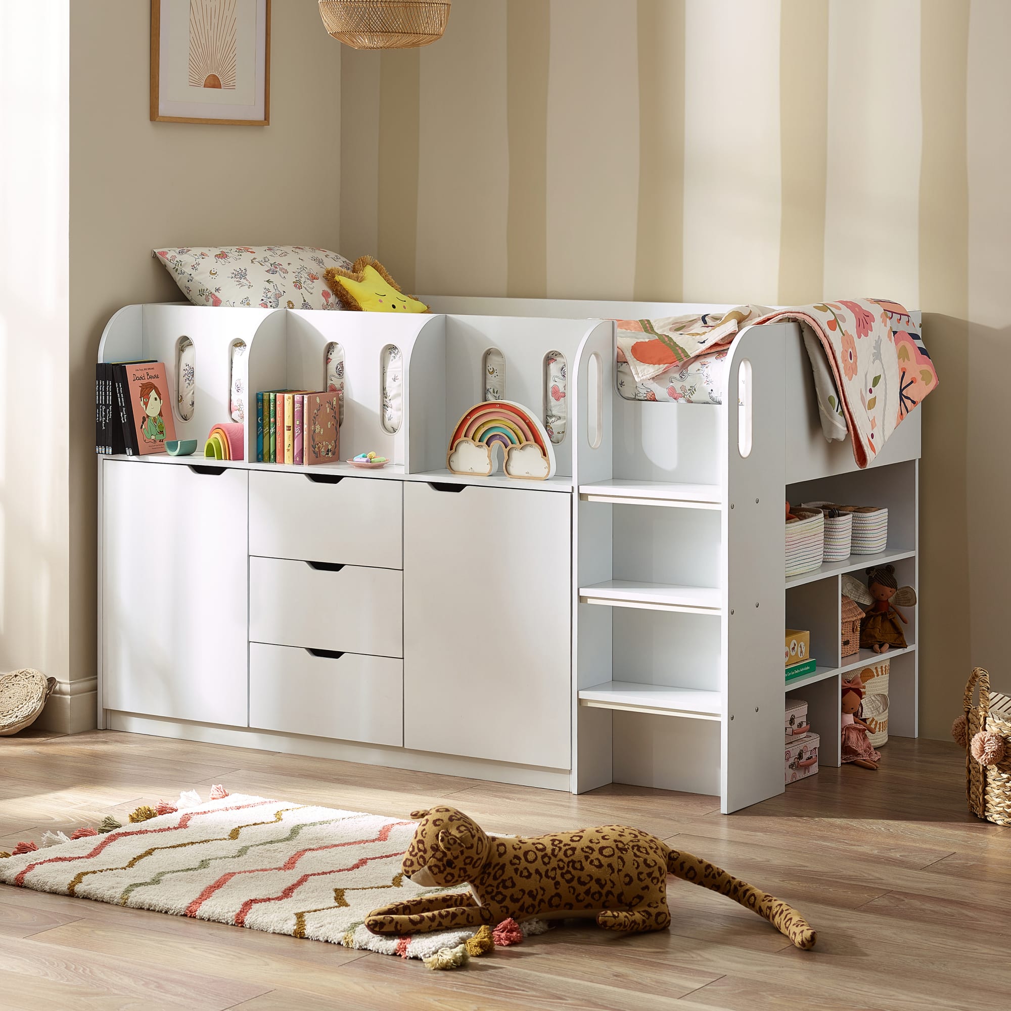 Vision Mid Sleeper Bed - Cozyo